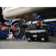 Draper 6L Oil-Free Air Compressor 230V 1.2kW/1.5hp
