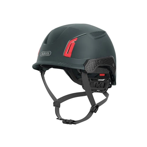 ABUS Mechanical SPECTOR-E Non-vented Safety Helmet TITAN Black - 10099774-01