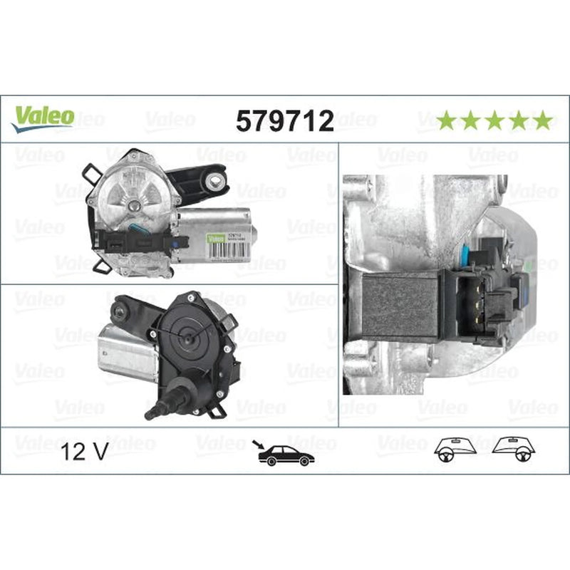 Valeo Front/Rear Wiper Motor Rear 579712