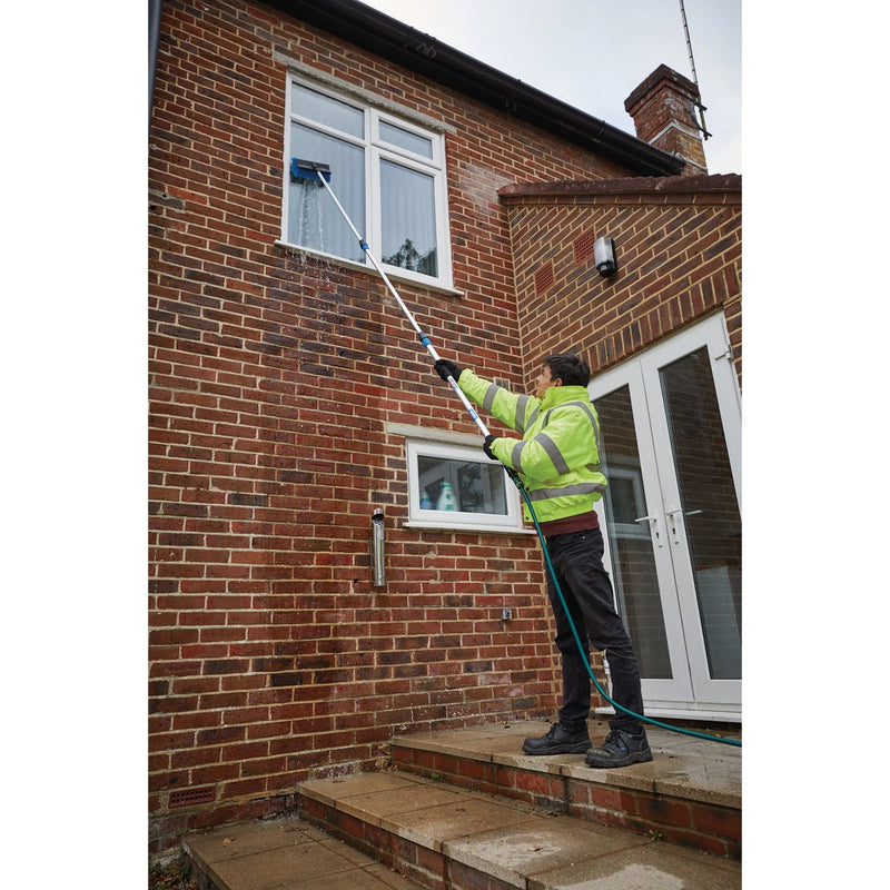 Draper Telescopic Washing Brush 3m with Bristle & Squeegee Heads