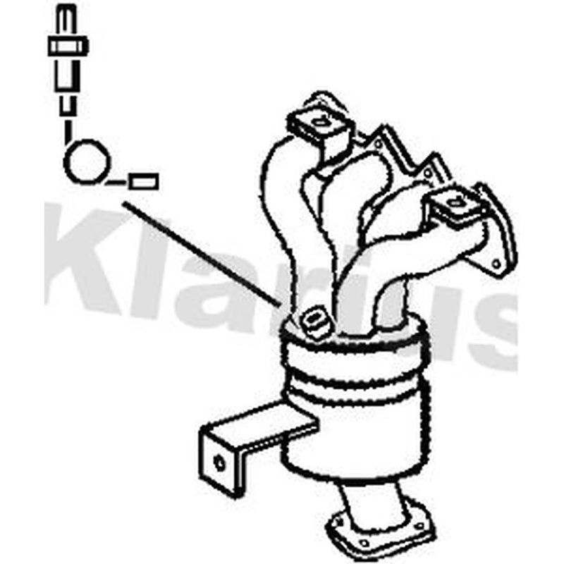 Klarius Catalyst Type Approved With Pipe Front 321743