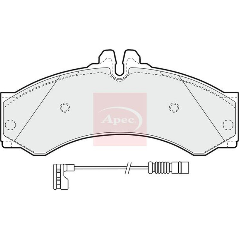 Apec Front Brake Pad Set PAD1632