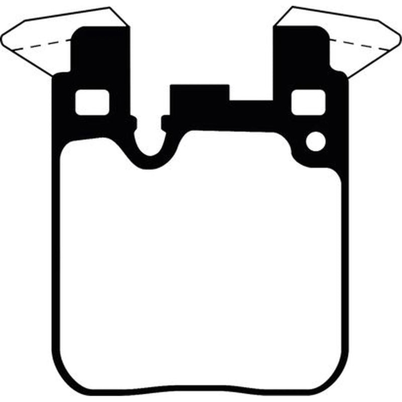 Abtex Rear Brake Pad Set PLU2243