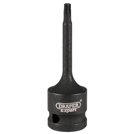 Draper Impact Socket Bit T25 1/2" Sq. Dr. Chrome Molybdenum