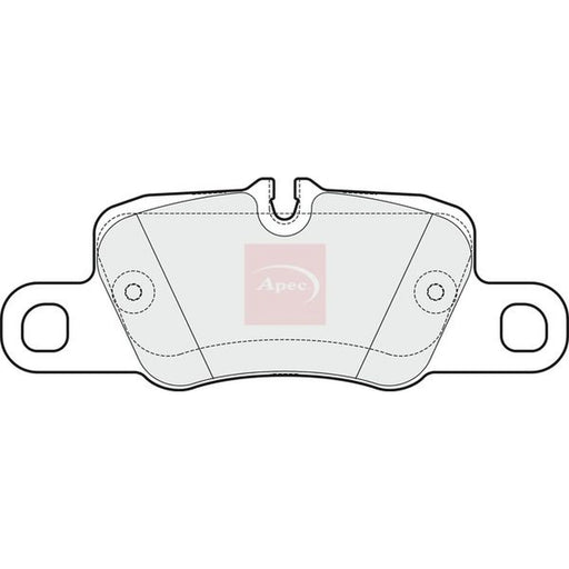 Apec Rear Brake Pad Set PAD1725