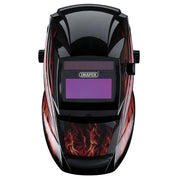 Draper Auto-Darkening Welding Helmet WHVS-RF Red Flames
