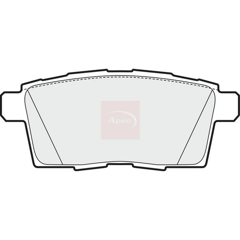 Apec Rear Brake Pad Set PAD1605