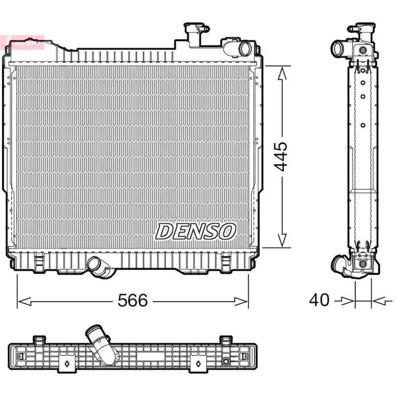 Denso Engine Radiator DRM46074