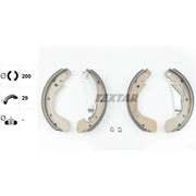 Textar Brake Shoe Set Axle Kit 91044800