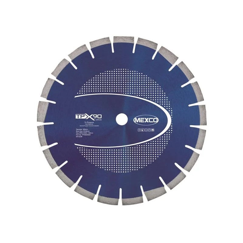 MEXCO TPX90 Tri Purpose Diamond Blade 300 x 20mm - TPX9030020