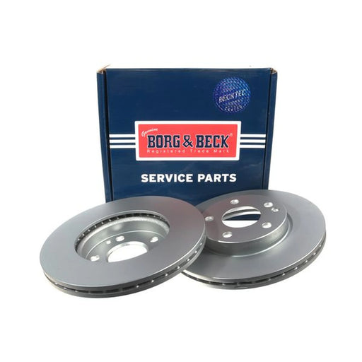 Borg & Beck 2 x Vented Front Brake Discs BBD4485