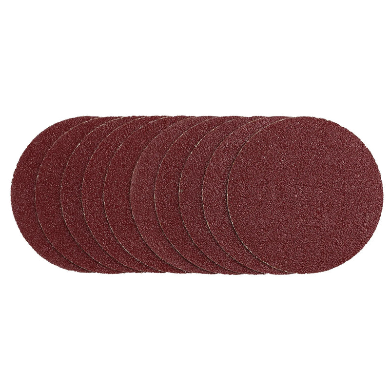 Draper Sanding Discs 125mm Hook & Loop 40G Pack of 10