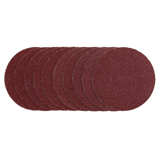 Draper Sanding Discs 125mm Hook & Loop 40G Pack of 10