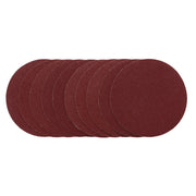 Draper Sanding Discs 125mm Hook & Loop 80G Pack of 10