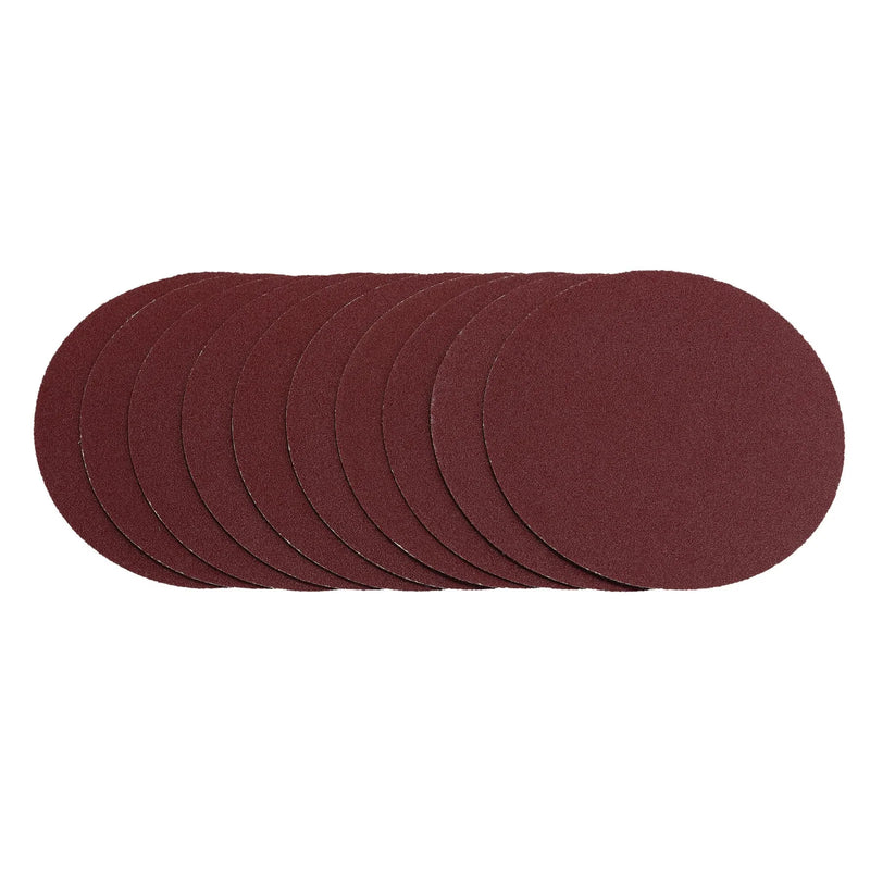 Draper Sanding Discs 125mm Hook & Loop 120G Pack of 10
