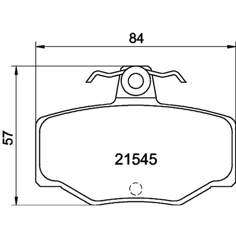 DON Rear Brake Pad Set PCP1119