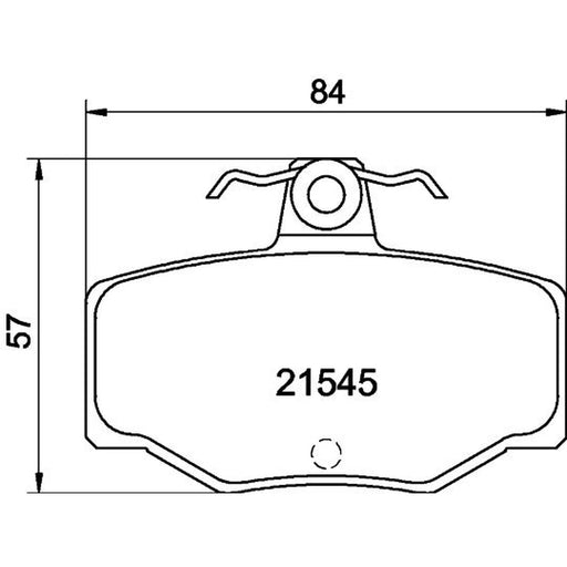 Mintex Rear Brake Pad Set MDB1489