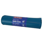 Faithfull Blue Heavy-Duty Rubble Sacks (Roll 6) - FAIBAGRS6H