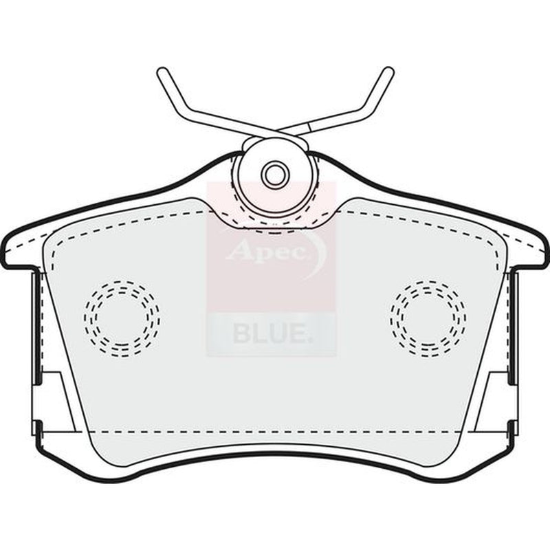 Apec Rear Brake Pad Set PD3182