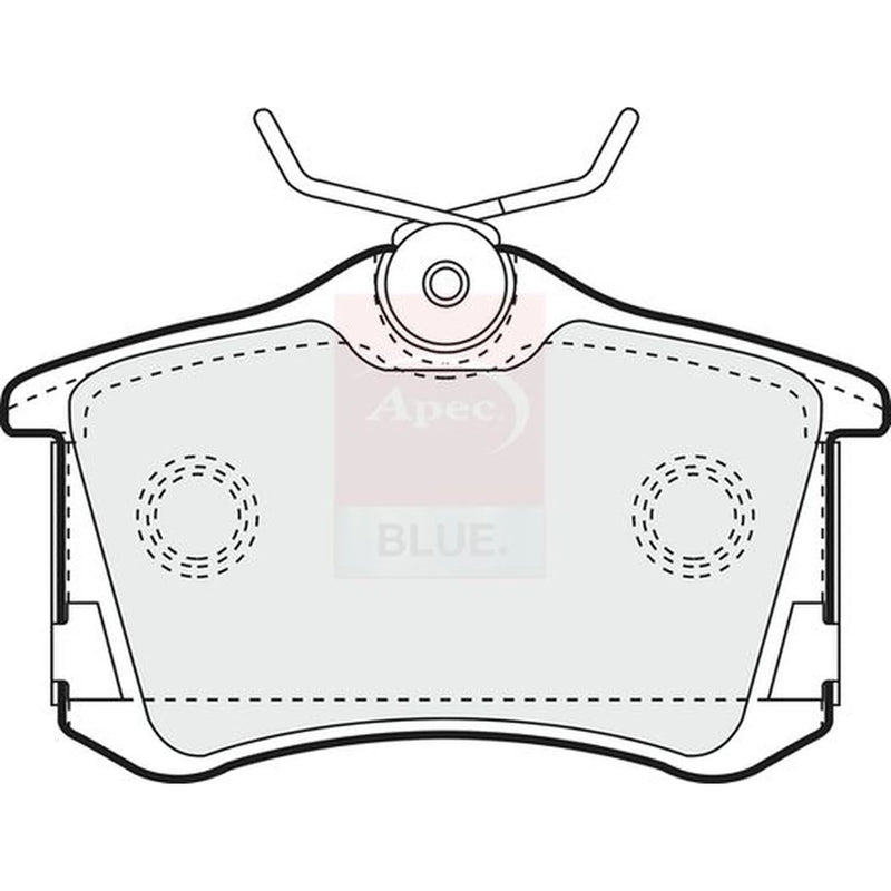 Apec Rear Brake Pad Set PD3182