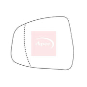 Apec Exterior Wing Mirror Glass Left AMS2327