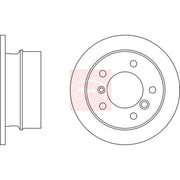 Apec 2 x Solid Rear Brake Discs DSK797