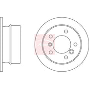 Apec 2 x Solid Rear Brake Discs DSK797