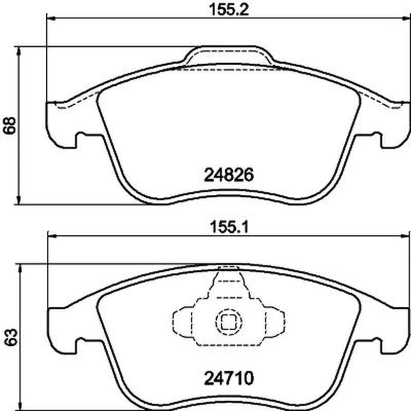DON Front Brake Pad Set PCP1334