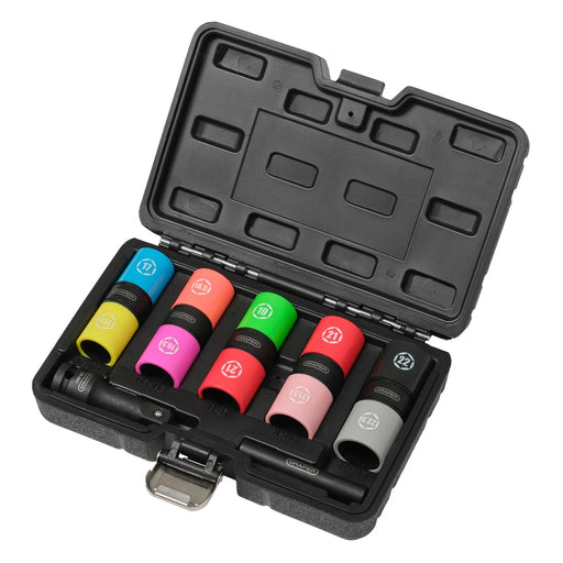 Draper Double Ended Wheel Nut Socket Set 1/2" Sq. Dr. (7 Piece)