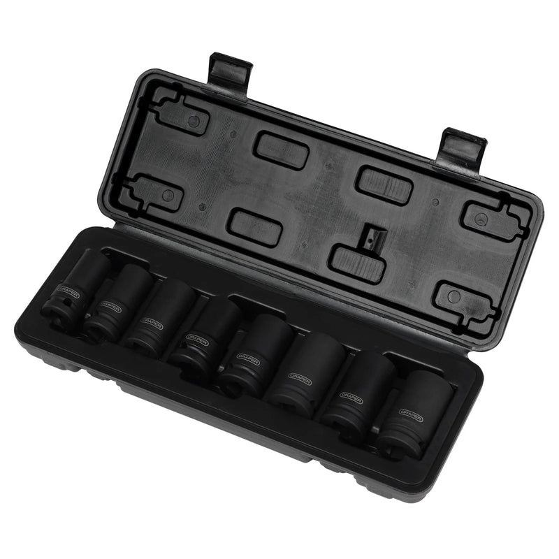Draper Locking Wheel Nut Removal Set 1/2" Sq. Dr. 8 Piece