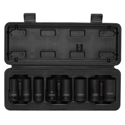 Draper Locking Wheel Nut Removal Set 1/2" Sq. Dr. 8 Piece