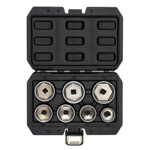 Draper Oil Filter Socket Set 3/8" Sq. Dr. 7 Piece