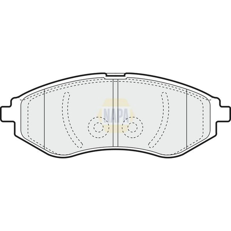 NAPA Front Brake Pad Set NBP1038