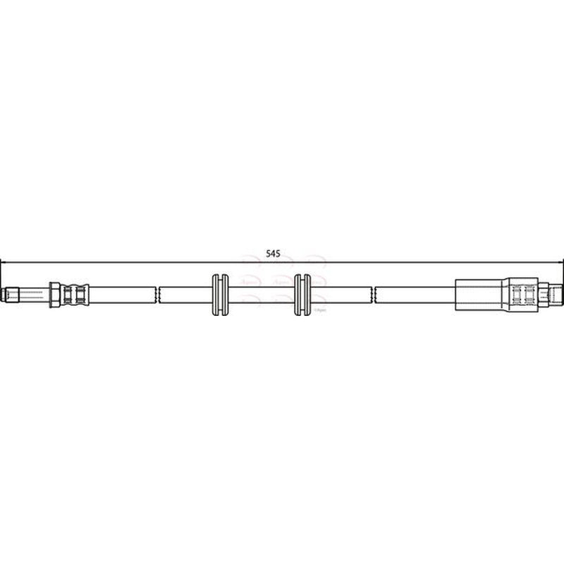 Apec Brake Hydraulic Hose Line Front HOS3484