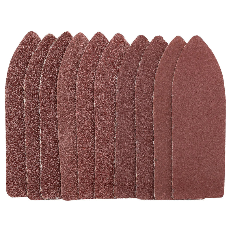 Draper Assorted Grit Hook and Loop Finger Sheets 67x67mm Pack of 10
