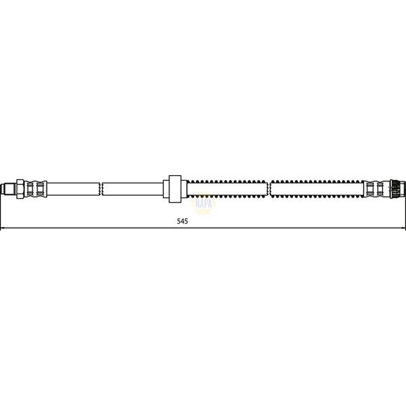 NAPA Brake Hydraulic Hose Line Front NBH1217