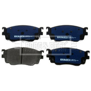 Borg & Beck 4 x Front Brake Pad Set BBP1404