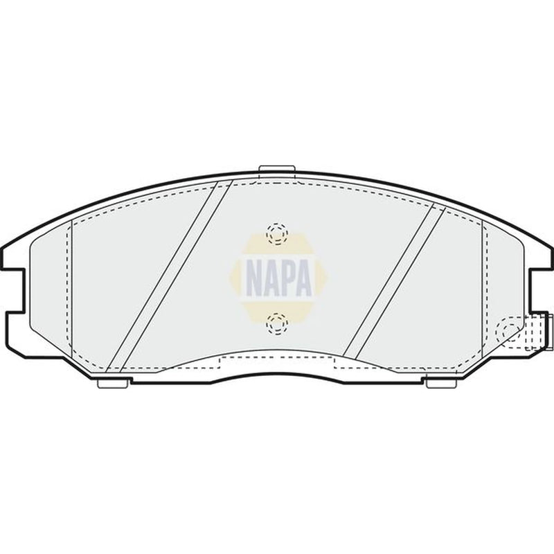 NAPA Front Brake Pad Set NBP2753