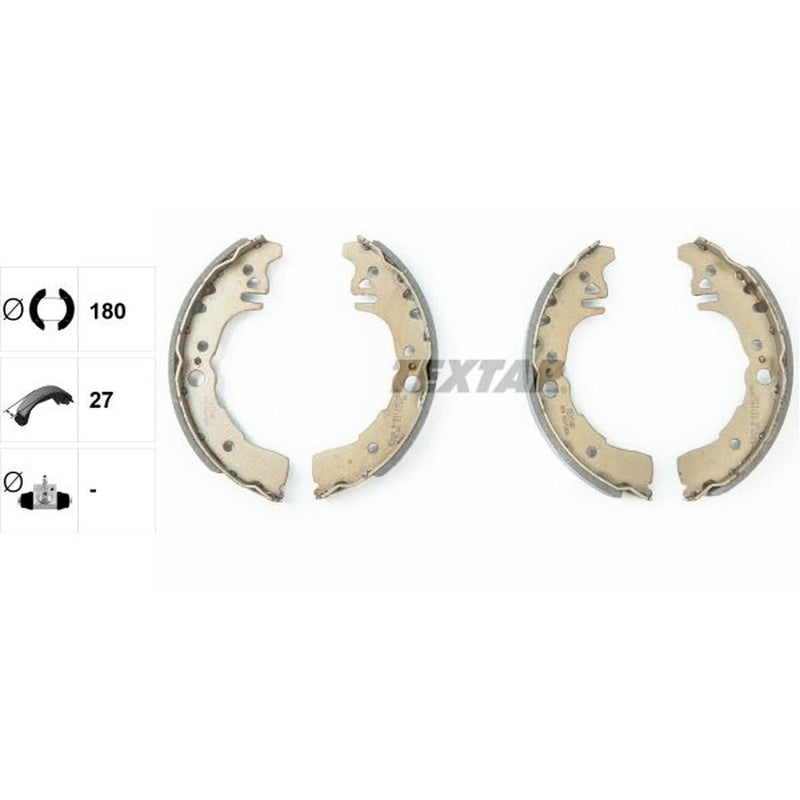 Textar Brake Shoe Set Axle Kit 91071800