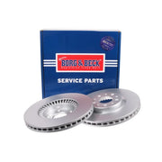 Borg & Beck 2 x Vented Front Brake Discs BBD6309