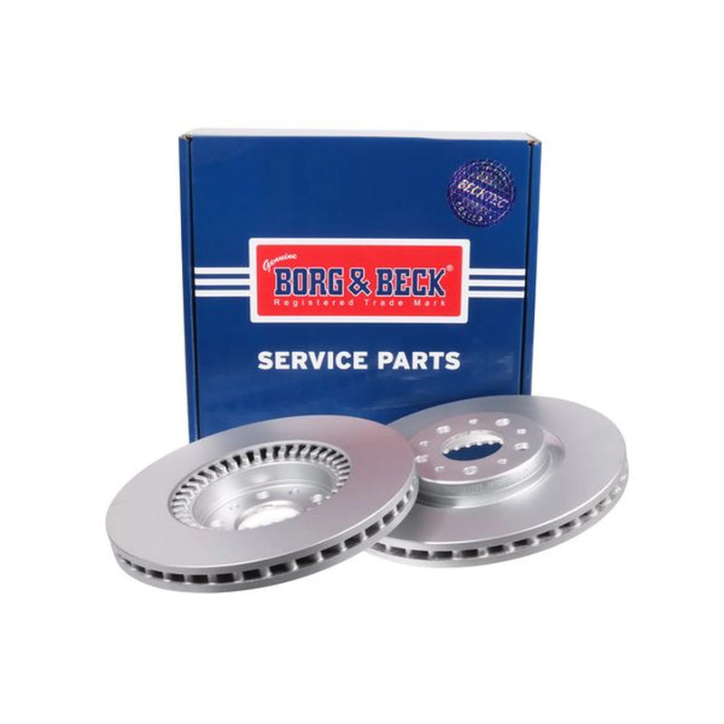 Borg & Beck 2 x Vented Front Brake Discs BBD6309