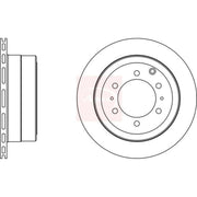 Apec 2 x Vented Rear Brake Discs DSK357