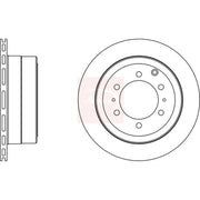 Apec 2 x Vented Rear Brake Discs DSK357