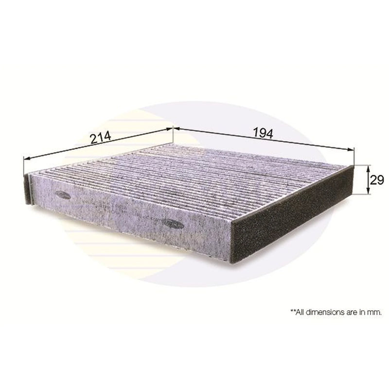 Comline Cabin Air Filter (Pollen Filter) EKF185A