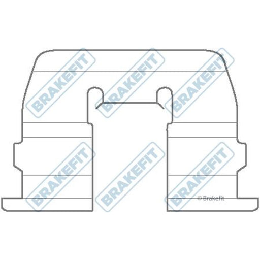 Apec Brake Pad Accessory Fitting Kit Front BKT1293