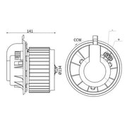 Mahle Heater Blower Fan AB 312 000S