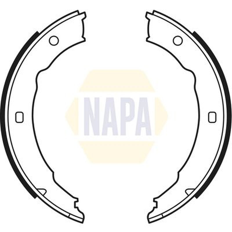 NAPA Parking Brake Shoe Set NBS5008