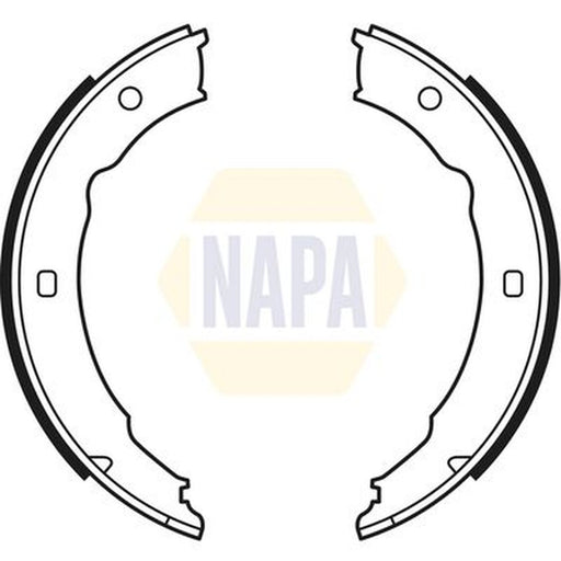 NAPA Parking Brake Shoe Set NBS5008