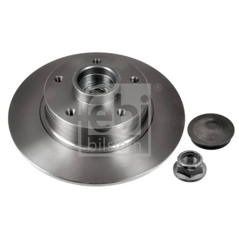 Febi 2 x Solid Rear Brake Discs 38306