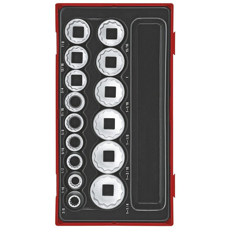 Teng Tools Socket Set 1/2" 15 Pieces TT1
